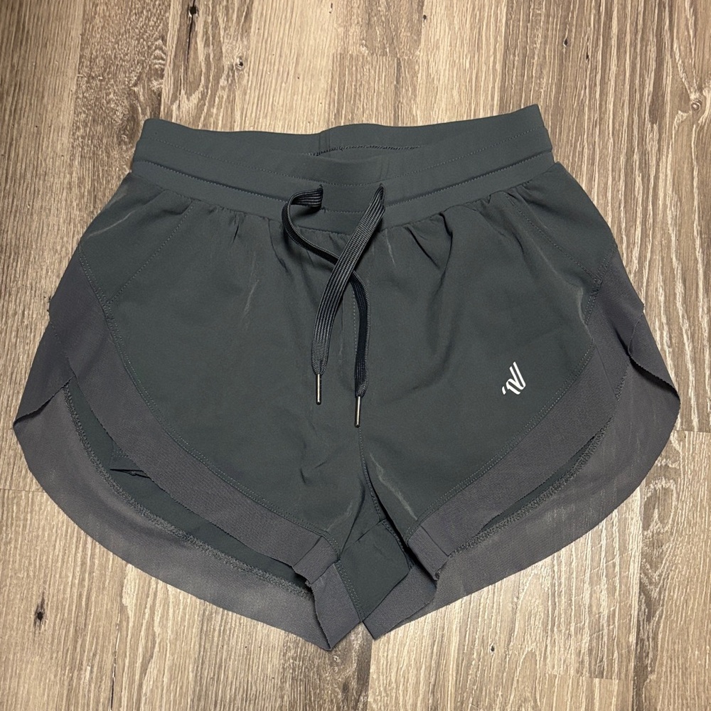 Varsity Women's Gray Athletic Shorts with Drawstring